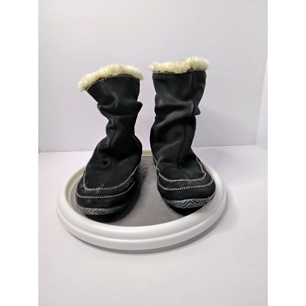 Rocket Dog Womens Black Winter Boots W/ Fleece Lining Size 9M
